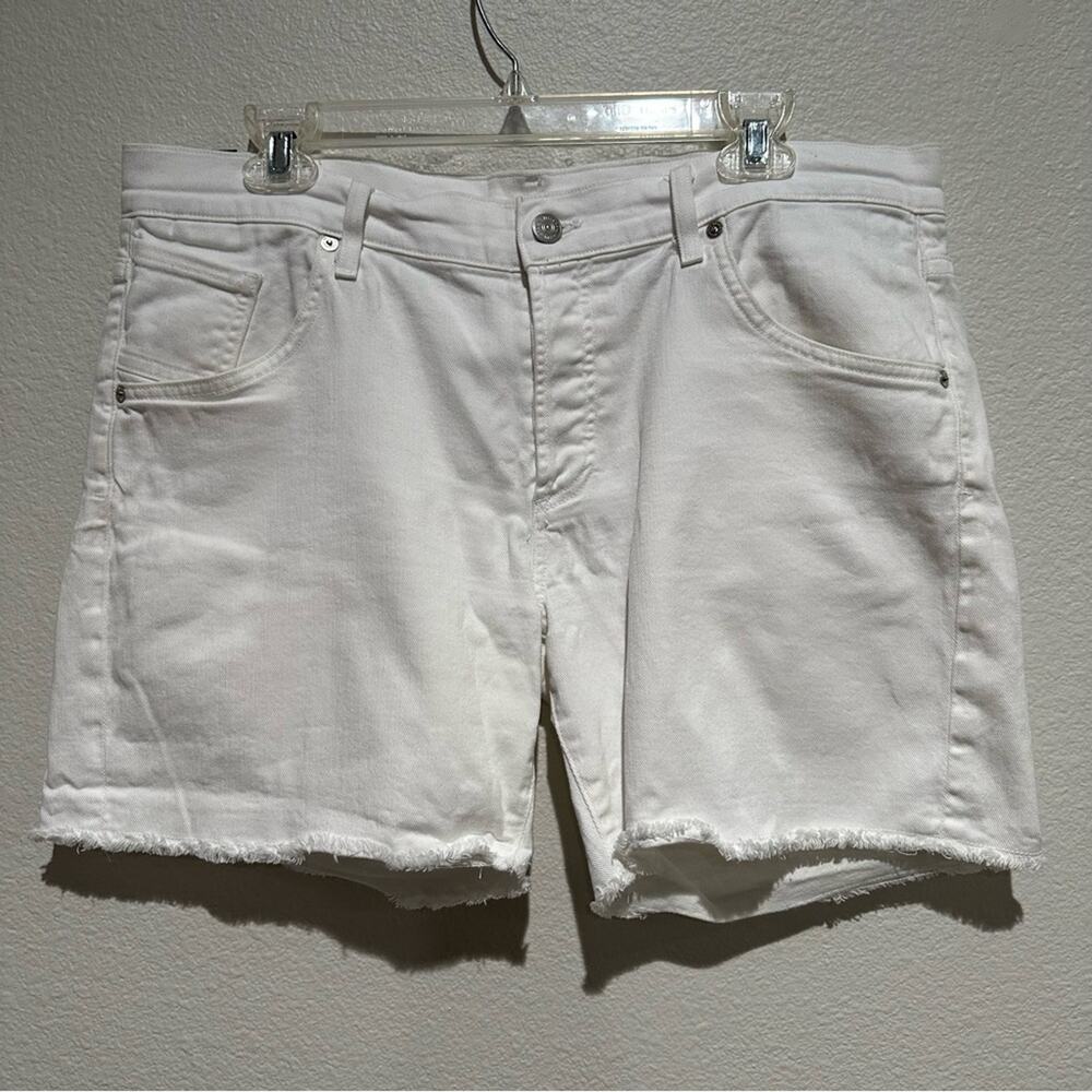 Citizens of Humanity Denim Shorts SZ 32 Raw Hem Classic 5-Pocket